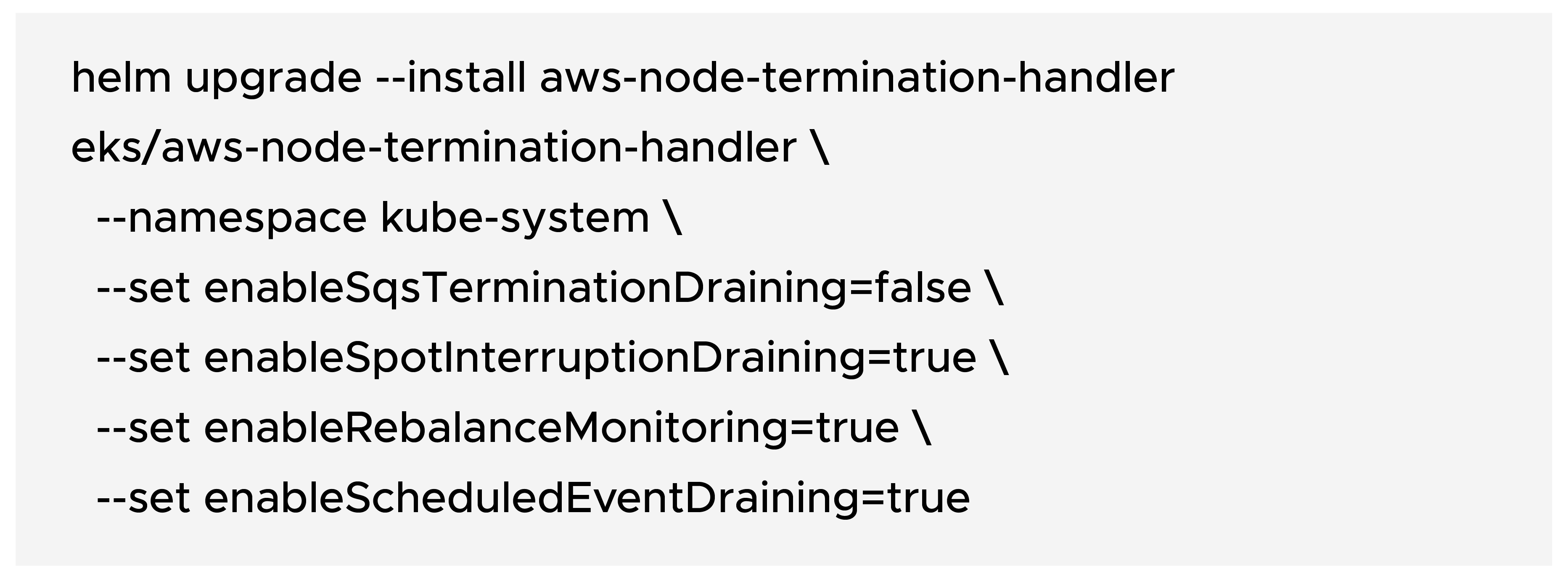 Installation script